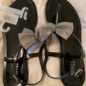 Sandals, black. Brand new